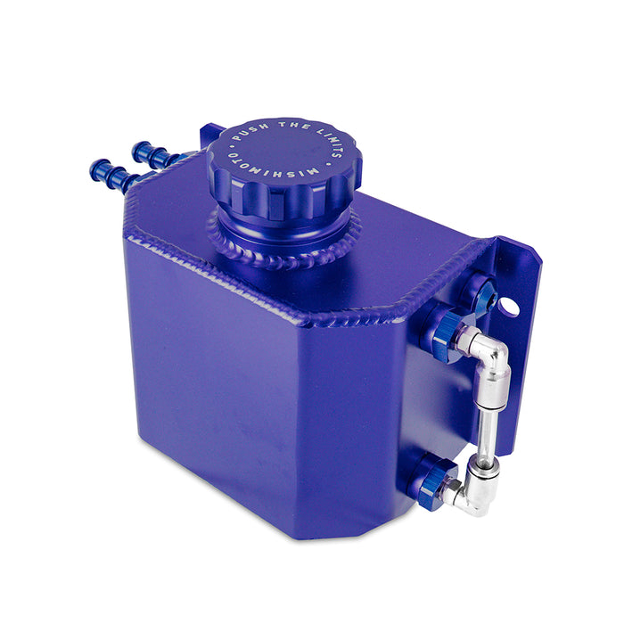 Mishimoto MMRT-1LBL Universal Coolant Overflow Tank, 1 Quart, Blue - Truck Part Superstore