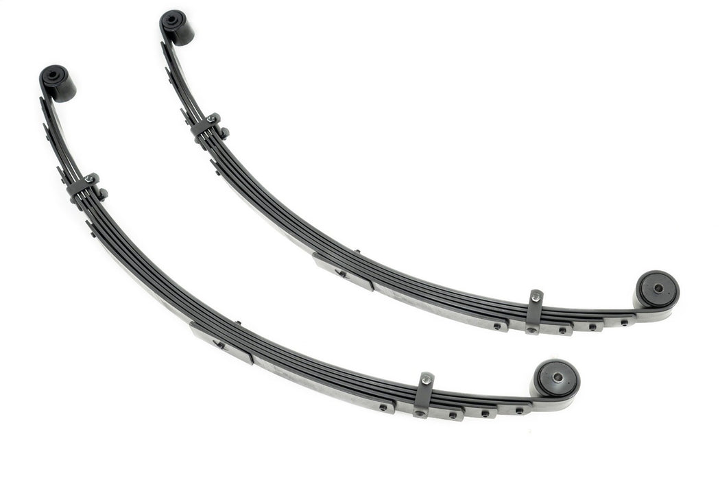 Rough Country 8047Kit Rear Leaf Springs - 4" Lift - Pair - Jeep Cherokee XJ (84-01) - Truck Part Superstore