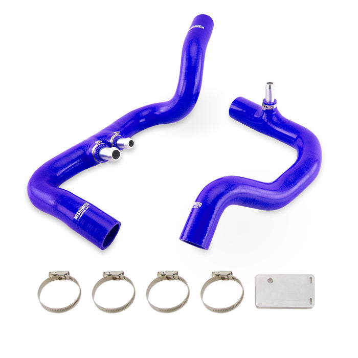 Mishimoto MMHOSE-JLP-18ABL Silicone Coolant Hose Kit, Fits 2018+ Jeep Wrangler JL 3.6L W/ Auto Trans, Blue - Truck Part Superstore