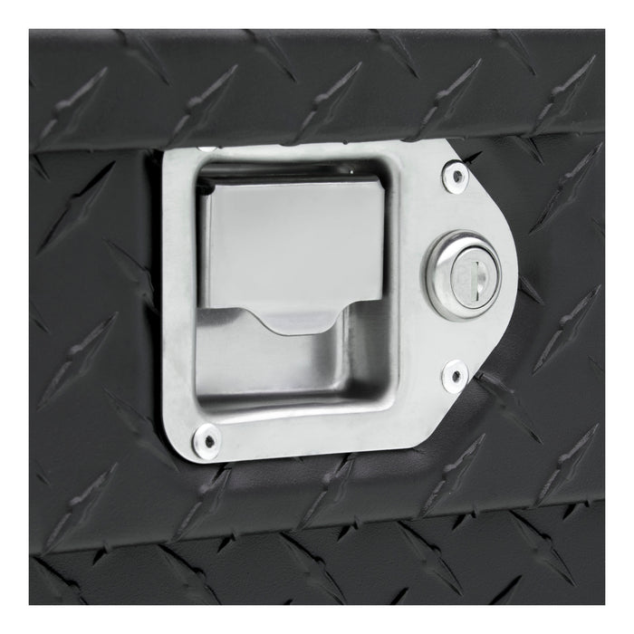 UWS FWB-58-MB Matte Black Aluminum 58in. 5th Wheel Truck Tool Box (LTL Shipping Only) - Truck Part Superstore