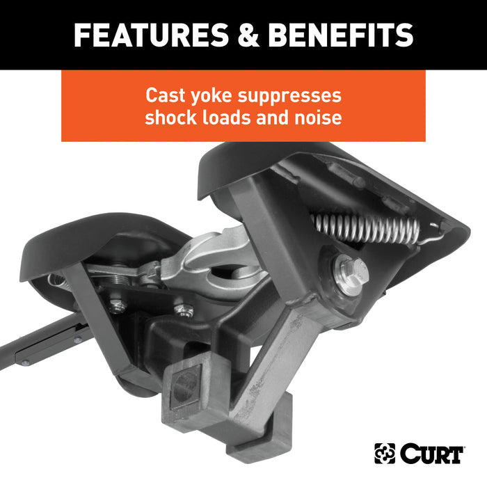 CURT 16181 CURT 16181 A25 5th Wheel Hitch with Base Rails; 25;000 lbs - Truck Part Superstore