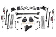 Rough Country 52651 6 Inch Ford 4-Link Suspension Lift Kit 3.5 Inch Axle Diam Vertex Reservoir Shocks w/Front Drive Shaft 17-19 F-250 4WD Diesel w/o Overloads Rough Country - Truck Part Superstore
