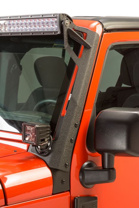 Fishbone Offroad FB21014 Jeep JK 52 Inch Light Bar Bracket 07-18 Wrangler JK Fishbone Offroad - Truck Part Superstore