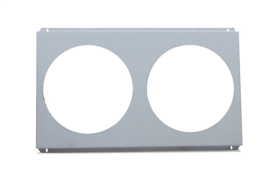 Frostbite FB525 Direct Fit Fan Shroud; Aluminum; 2x12 Fan Opening; For Radiator PN[FB308]; - Truck Part Superstore