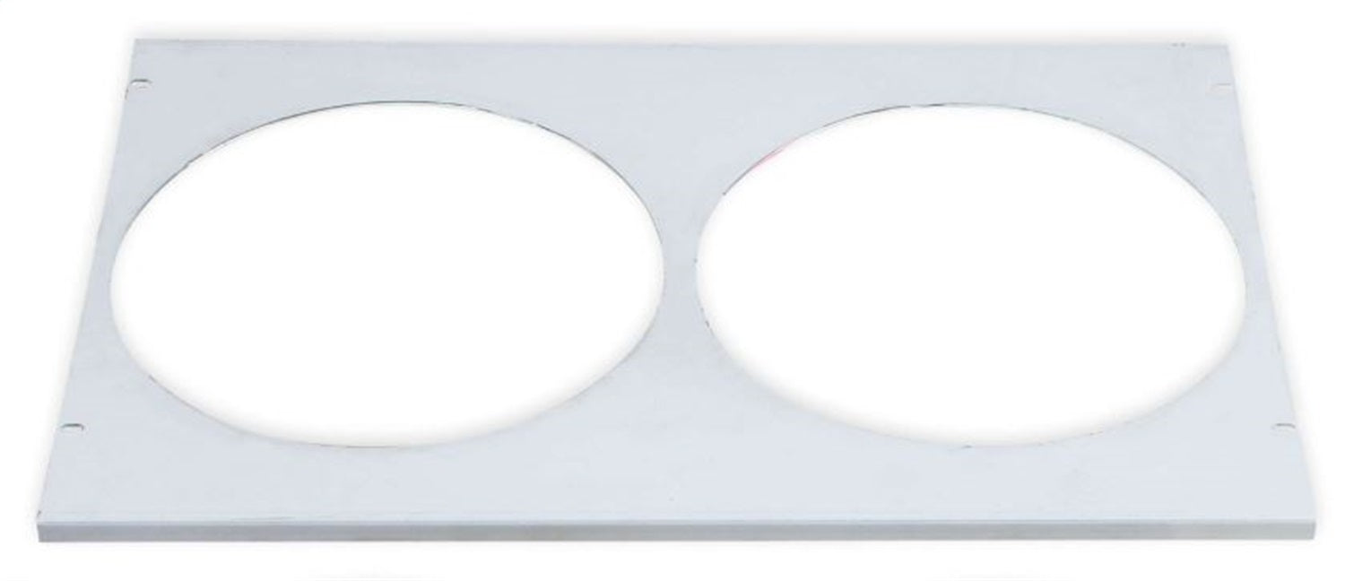 Frostbite FB530 Direct Fit Fan Shroud; Aluminum; 2x12 Fan Opening; For Radiator PN[FB225/FB227]; - Truck Part Superstore