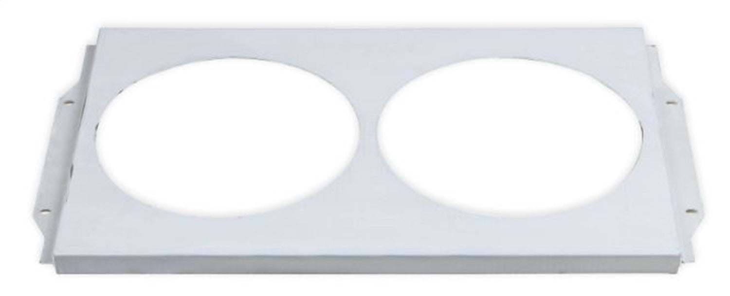 Frostbite FB534 Direct Fit Fan Shroud; Aluminum; 2x12 Fan Opening; For Radiator PN[FB238/FB240]; - Truck Part Superstore