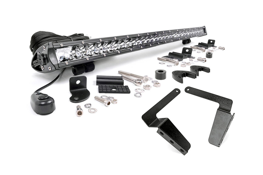 Rough Country 70656 Toyota 30 Inch LED Bumper Kit Chrome Series 14-20 Tundra Rough Country - Truck Part Superstore