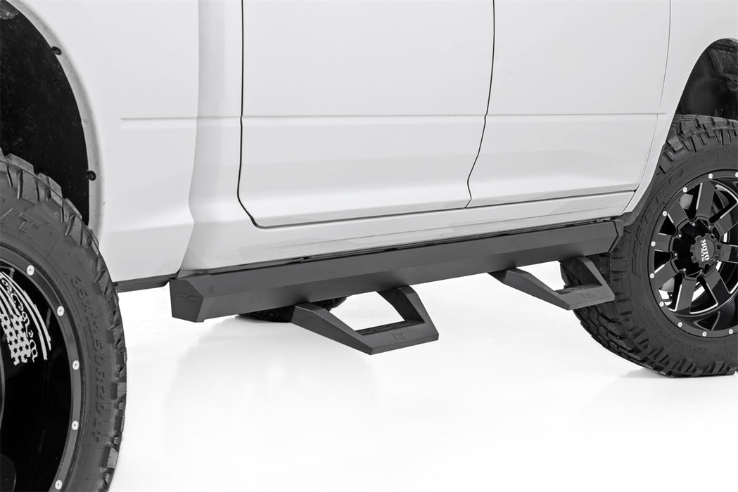 Rough Country 31011A SRX2 Adjustable Aluminum Step Crew Cab 09-18 Ram 1500/10-18 2500 Rough Country - Truck Part Superstore