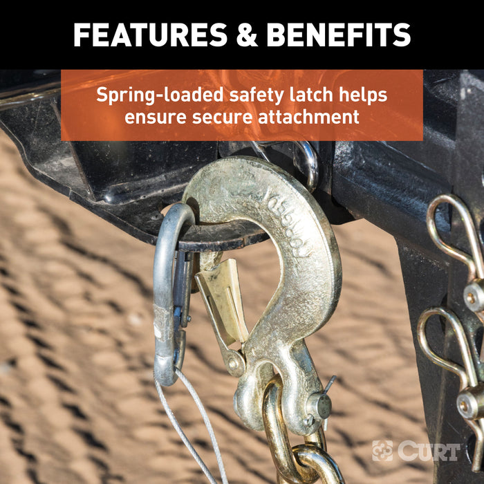 CURT 81999 CURT 81999 Replacement Clevis Hook Safety Latch for CURT #81950 or #81960 - Truck Part Superstore