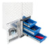 UWS FW-48-DS-P Bright Aluminum 48in. Passenger-Side Wheel Well Tool Box (LTL Shipping Only) - Truck Part Superstore