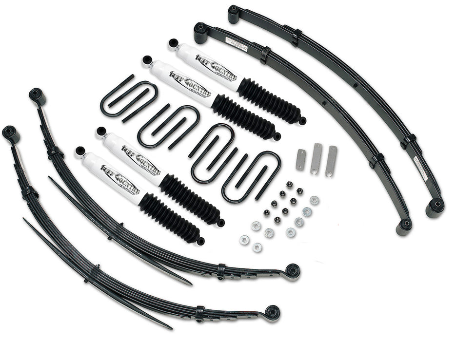 Tuff Country 13733KN 3 Inch Lift Kit 88-91 Chevy Suburban/Blazer/GMC Suburban/Jimmy 1/2 Ton Heavy Duty w/ SX8000 Shocks Fits Models with 52 Inch long Rear Springs Tuff Country - Truck Part Superstore