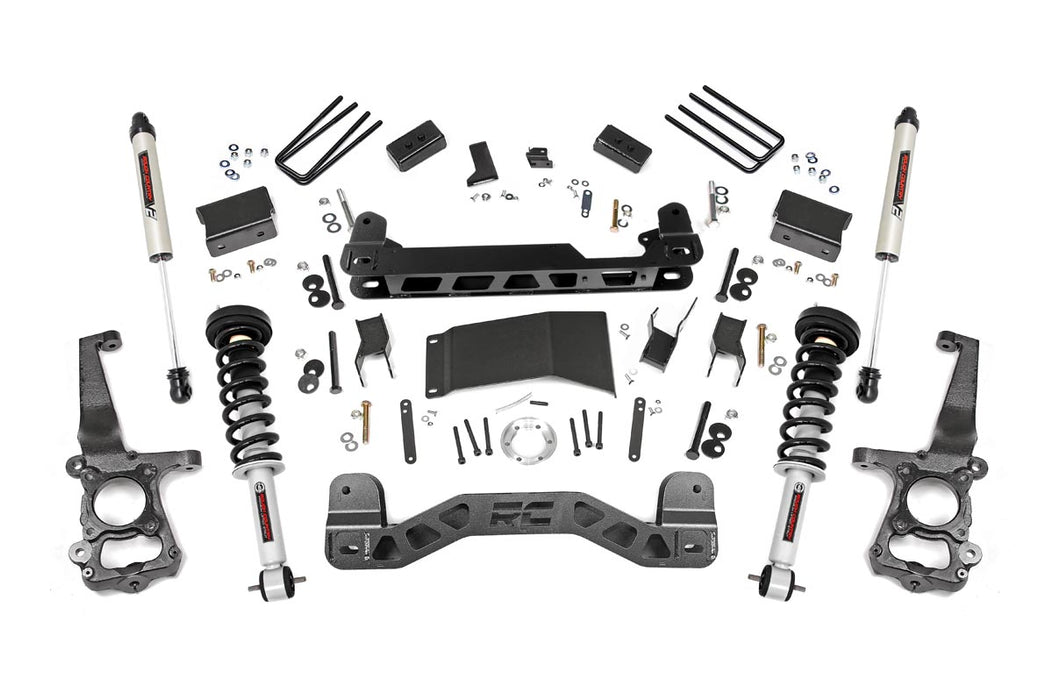 Rough Country 55571 4 Inch Suspension Lift Kit Lifted Struts 7 V2 15-20 F-150 4WD Rough Country - Truck Part Superstore
