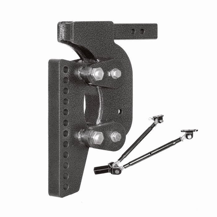 GEN-Y Hitch GH-1403 The BOSS TORSION-FLEX 2" Wht Dist. Shank 15.5" Drop 1.7K TW 16K Hitch Stabilizer - Truck Part Superstore