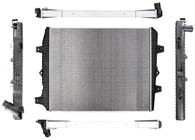 Northern Radiator CR13244 Plastic Tank Radiator - 33 3/8 X 27 7/8 X 1 7/8 Core For Diesel Applications - Truck Part Superstore