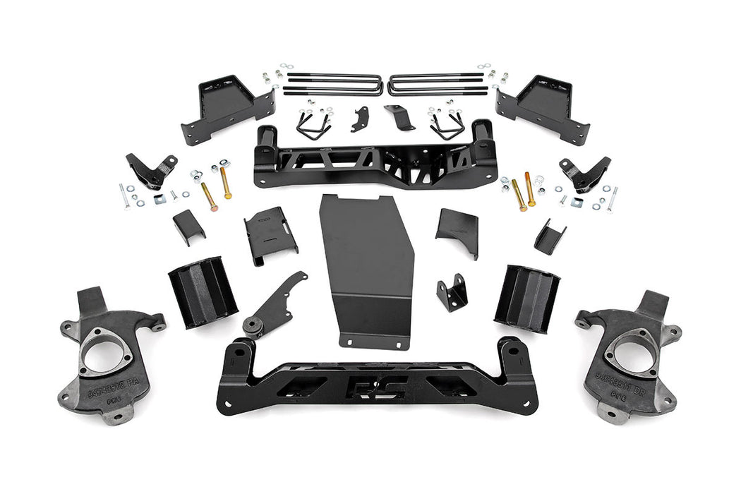Rough Country 18400 6 Inch GMC Suspension Lift Kit 14-18 Sierra 1500 Denal 4WD w/MagneRide Cast Steel Rough Country - Truck Part Superstore