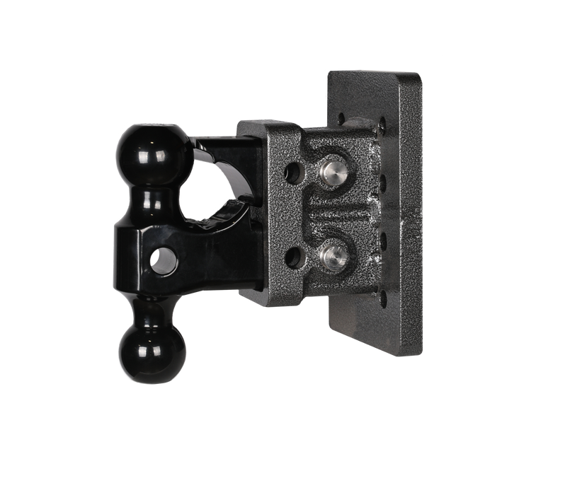 GEN-Y Hitch GH-122 MEGA-DUTY 2" Bolt-On 2.5" Drop 2K TW 16K Hitch with Dual-Ball & Pintle Lock - Truck Part Superstore