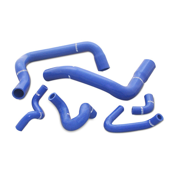 Mishimoto MMHOSE-MUS-86BL Ford Mustang GT/Cobra Silicone Radiator Hose Kit,1986-1993, Blue - Truck Part Superstore