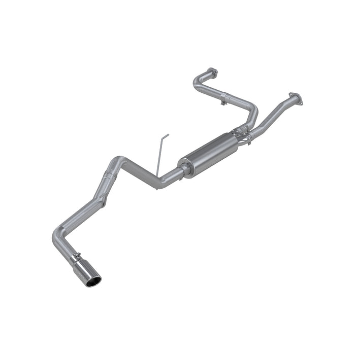 MBRP S5406409 Cat Back Exhaust System Single Side T409 Stainless Steel For 05-19 Nissan Frontier 4.0L V6 Extended Cab/ Crew Cab Short Bed MBRP - Truck Part Superstore