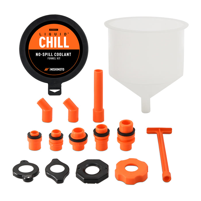 Mishimoto MMTL-NSF-15 No-Spill Coolant Funnel Kit, 15 Piece - Truck Part Superstore