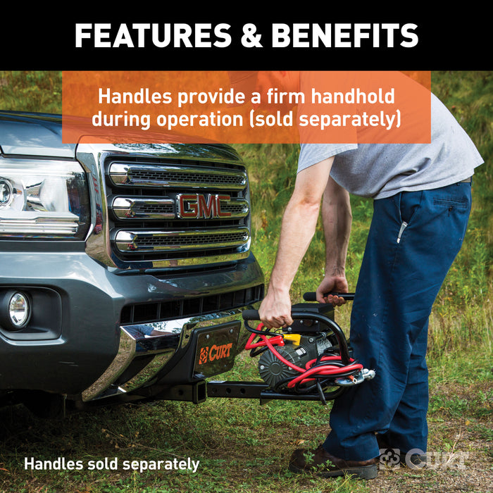 CURT 31010 CURT 31010 Trailer Hitch Winch Mount for 2-Inch Receiver - Truck Part Superstore