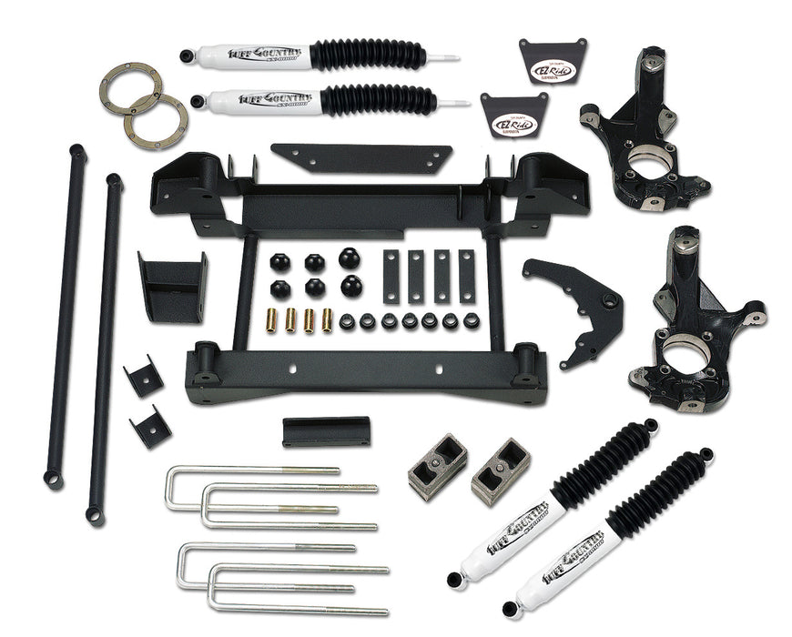 Tuff Country 16990KN 6 Inch Lift Kit 01-06 Silverado/Sierra 3500 / 3500HD w/1 Piece Sub Frame and SX8000 Shocks Tuff Country - Truck Part Superstore