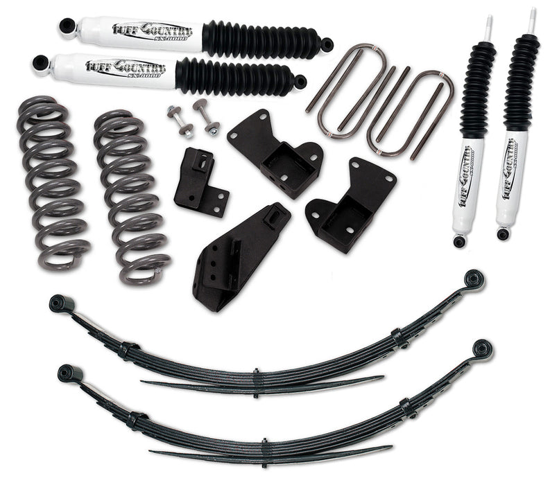 Tuff Country 22812KN 2.5 Inch Lift Kit 81-96 Ford F150/Bronco with Rear Leaf Springs and SX8000 Shocks Tuff Country - Truck Part Superstore