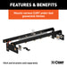 CURT 60632 Double Lock Gooseneck Installation Brackets; Select Silverado; Sierra 1500 - Truck Part Superstore