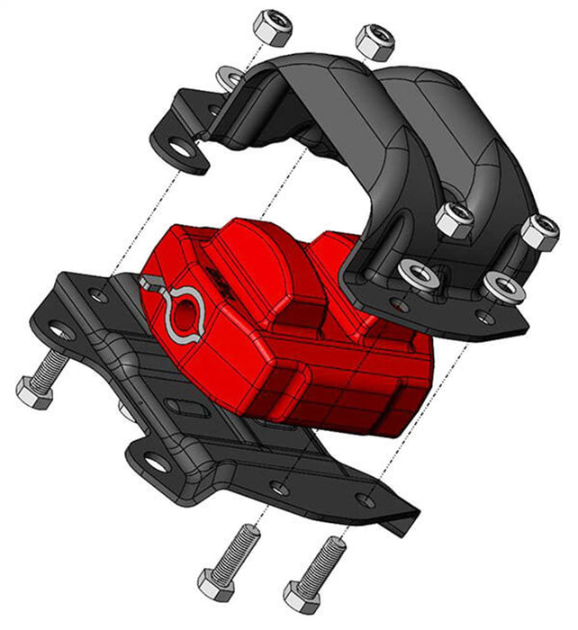 Hooker 71223015HKR Blackheart Motor Mount Insert Hardware Kit - Truck Part Superstore