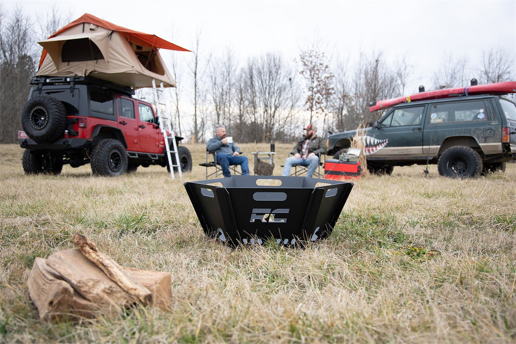 Rough Country 117513A Overland Collapsible Fire Pit w/Carry Bag Rough Country - Truck Part Superstore