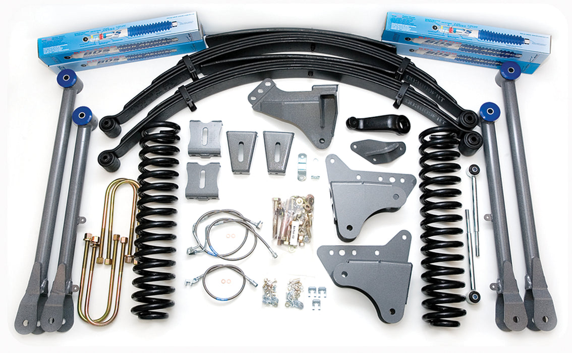 BDS Suspension 530H 05-07 F250/350 Dsl 8/8 4-Link Spring Kit - Truck Part Superstore
