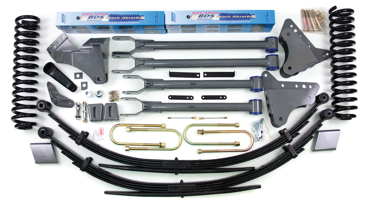 BDS Suspension 557H 08-10 F250/350 Gas 4/4 4-Link Spring Kit - Truck Part Superstore