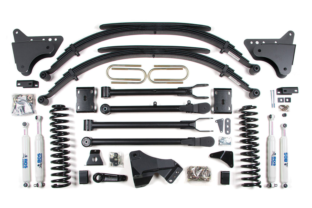BDS Suspension 583H 11 F250/350 Gas 4/3 4-Link Spring Kit - Truck Part Superstore