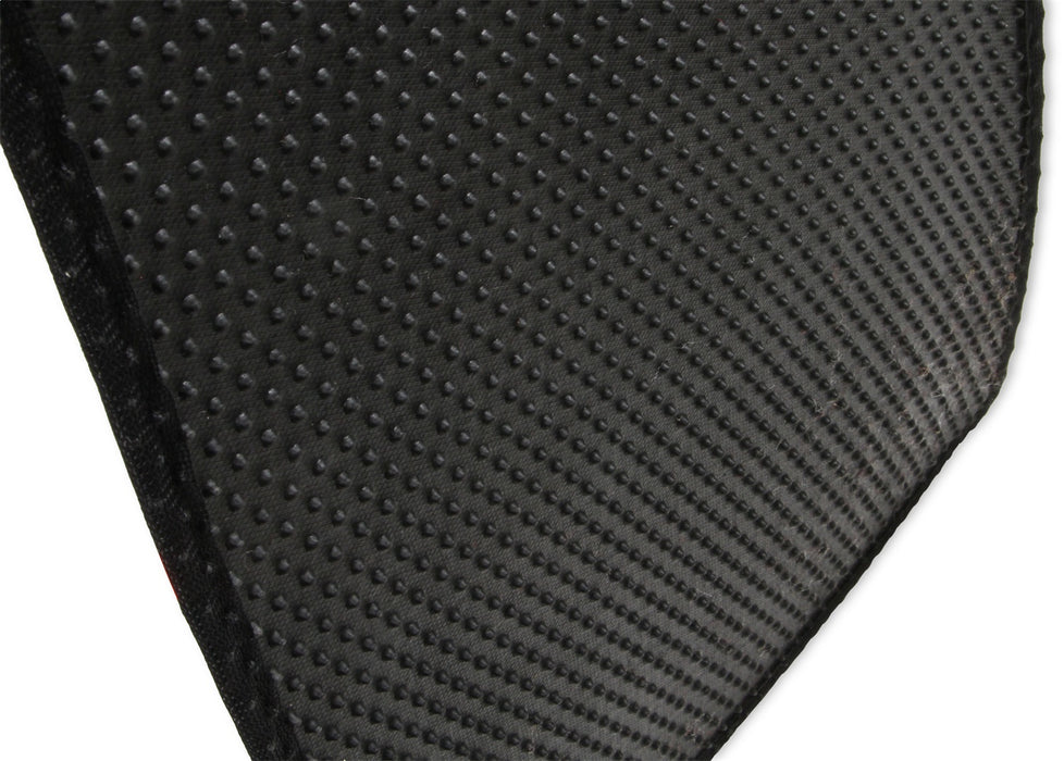 Hurst 6370020 Floor Mat Kit; Black; Non-Slip Backing; Hurst Red Logo; Front and Rear; 4 pc.; - Truck Part Superstore