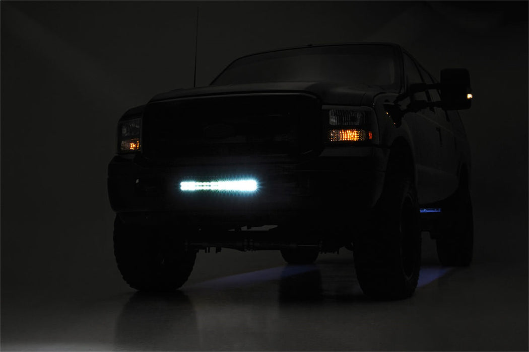 Rough Country 70665DRL Ford 20 Inch LED Bumper Kit Black Series w/White DRL 05-07 F-250/350 Rough Country - Truck Part Superstore