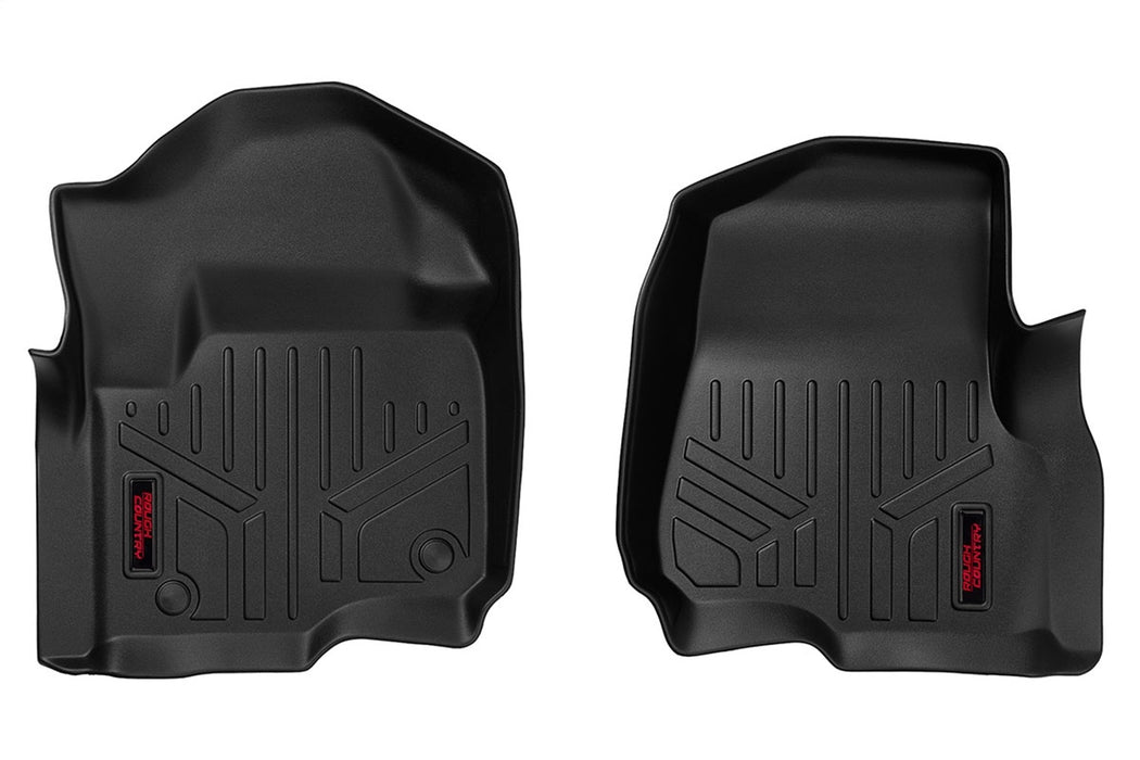 Rough Country M-5171 Heavy Duty Floor Mats Front-17-20 Ford Super Duty Rough Country - Truck Part Superstore