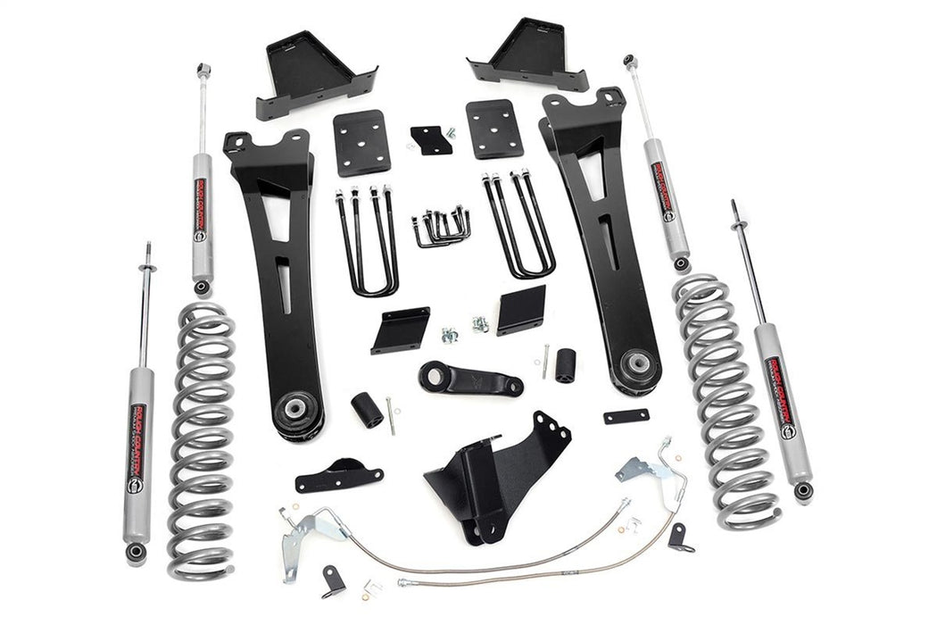 Rough Country 541.20 Radius Arm Lift Kit w/Shocks; 6 in. Lift; - Truck Part Superstore