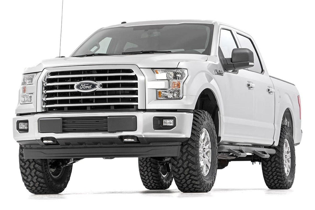 Rough Country 54550 3.0 Inch Ford Bolt-On Arm Lift Kit w/ Vertex For 14-20 F-150 4WD Rough Country - Truck Part Superstore