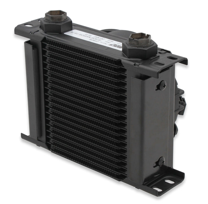Earl's Performance FP219ERL UltraPro Oil Cooler; Black; w/Fan Pack; 19 Row; -10AN Female; Narrow; - Truck Part Superstore