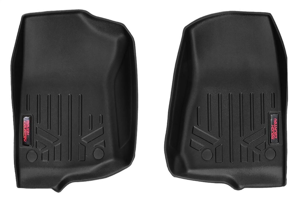 Rough Country M-6150 Heavy Duty Floor Mats Front-18-20 Jeep JL, Gladiator JT Rough Country - Truck Part Superstore