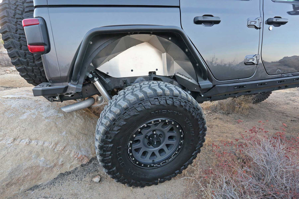 Fabtech FTS24272 Tube Fenders; Rear; - Truck Part Superstore
