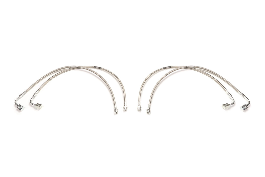 Fabtech FTS94061 Extended Brake Line Kit; Front And Rear; w/Return Springs; - Truck Part Superstore