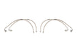 Fabtech FTS94061 Extended Brake Line Kit; Front And Rear; w/Return Springs; - Truck Part Superstore