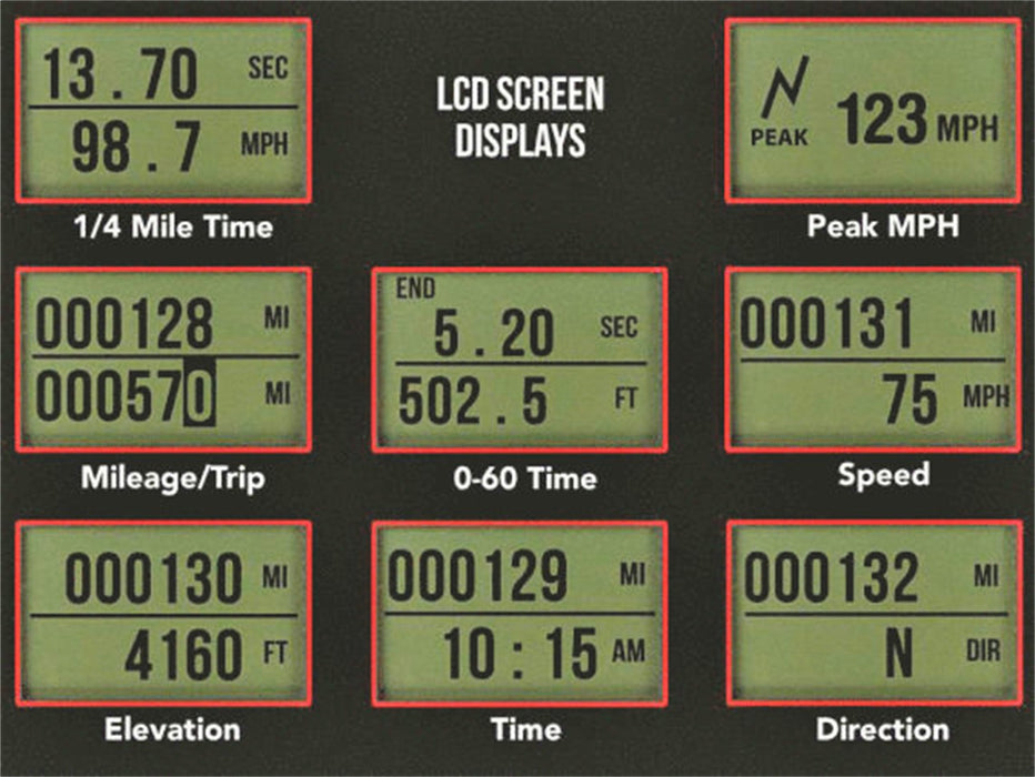 Holley EFI 553-123 Holley EFI GPS Speedometer - Truck Part Superstore