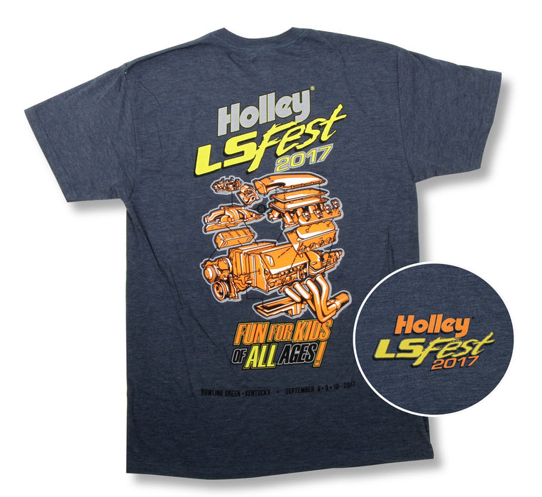 Holley 10116-SMHOL 2017 LS Fest Event T-Shirt - Truck Part Superstore