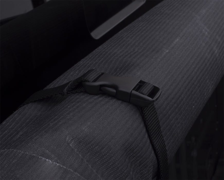 Lund 968222 Genesis™ Elite Roll Up Tonneau; Black; w/Utili-Track Adapter Kit; - Truck Part Superstore