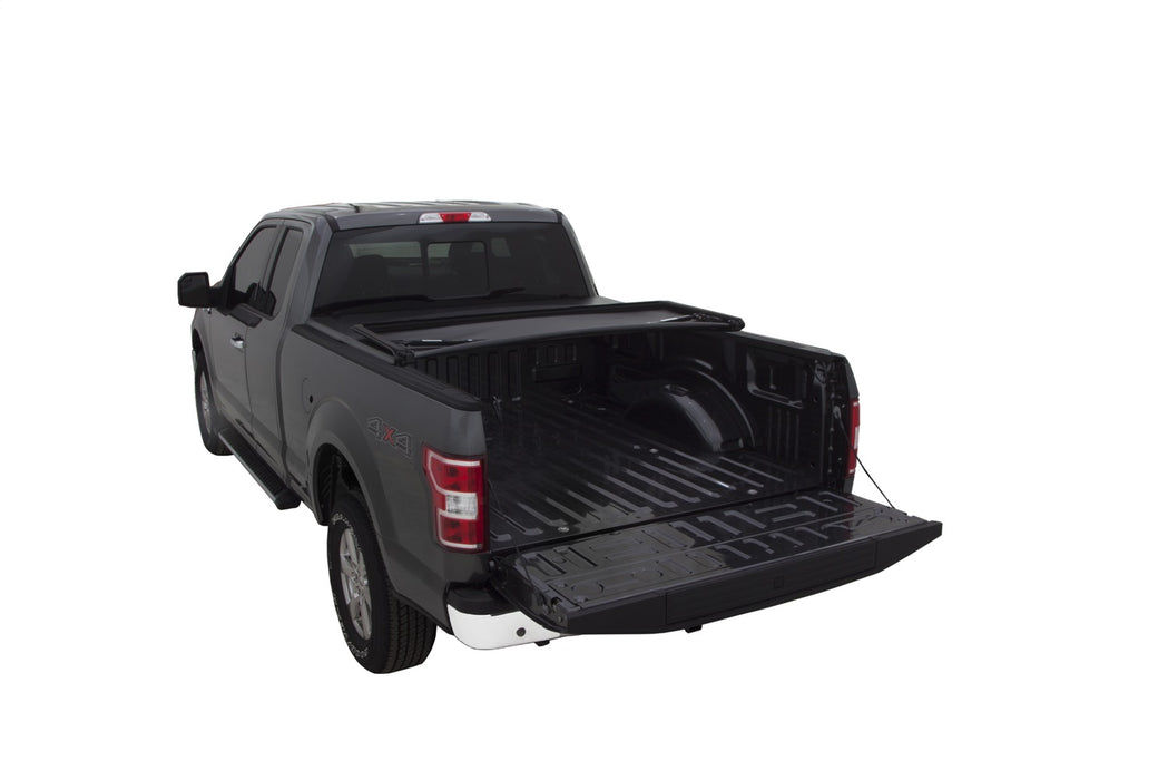 Lund 950185 Genesis™ Tri-Fold Tonneau; Black Leather Look; - Truck Part Superstore