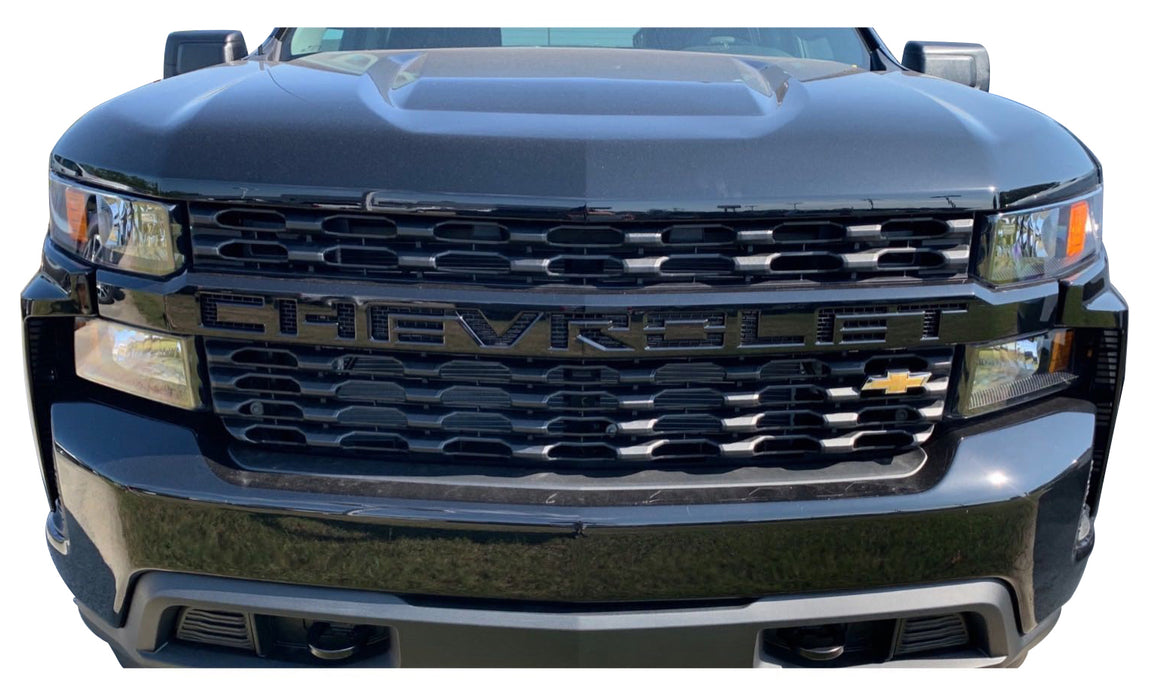 Coast To Coast IWCGI167BLK Overlay; 6 Piece; Gloss Black; ABS Plastic; With Logo Cutout - Truck Part Superstore
