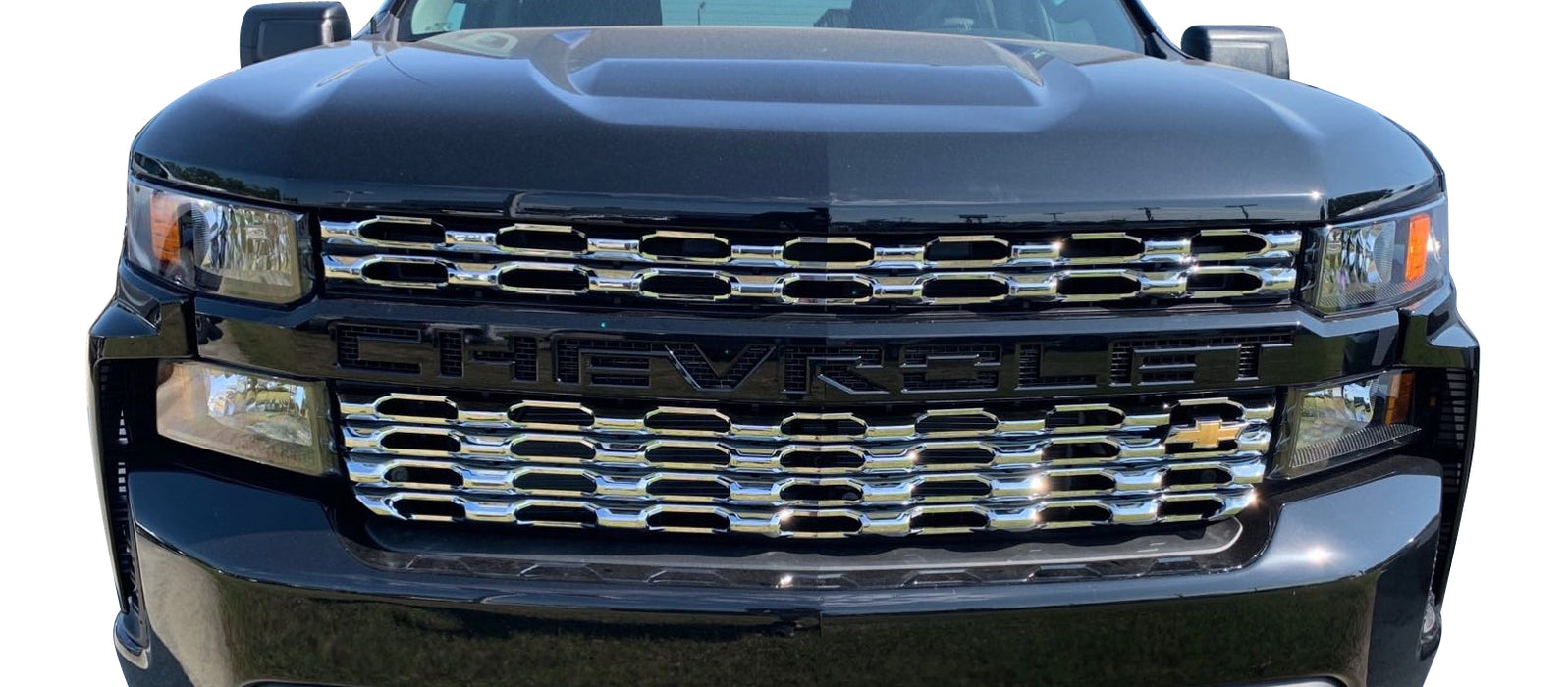 Coast To Coast IWCGI167 Overlay; 6 Piece; Chrome Plated; ABS Plastic; With Logo Cutout - Truck Part Superstore