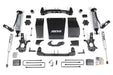 BDS Suspension 716FDSC 14-16 GM 1500 4wd 4"w/Blk Alum/Stamp DSC - Truck Part Superstore