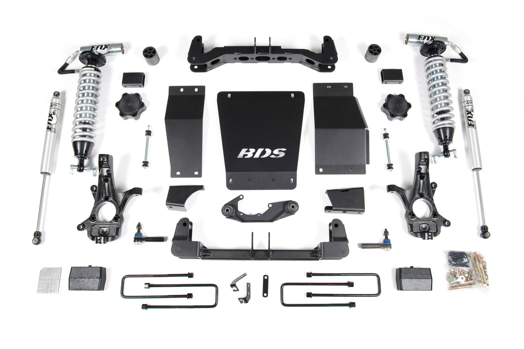 BDS Suspension 715F 14-16 GM 1500 4wd 4"w/Blk Alum/Stamp C/O - Truck Part Superstore